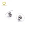 Silver Plated 3mm Cup Setting Stud Post Earring