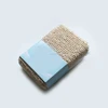 Terry Cotton Rectangle Body bath sponge exfoliating bath sponge one side terry one side Hemp