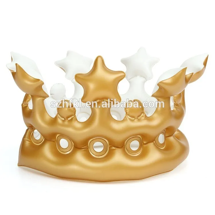 Silver King Inflatable Crown Decor Buy Inflatable Crown Men Inflatable Hat Adult Inflatable Hat Product On Alibaba Com