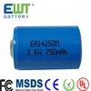 EWT battery Nonrechargeable ER14250M 3.6V 750mah for CMOS memory