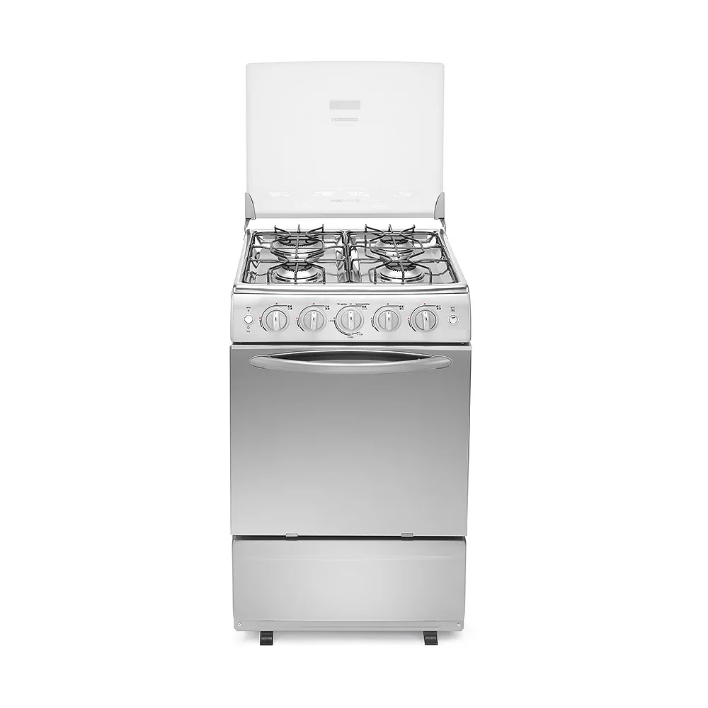 Gas Freestanding Cooker Stainless Steel 20inch 50cm Gas Burner Oven Double Glass Oven Door
