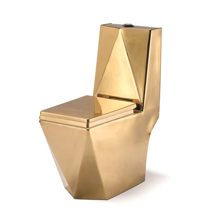 Sanitär keramik goldene farbe toiletten gold ein stück wc wc schüssel