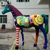 Hot sale outdoor fiberglass life-size animal horse statues manufacturers in China