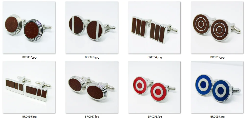 DIY jewelry metal cuff link tray brass custom square cufflink blanks.png