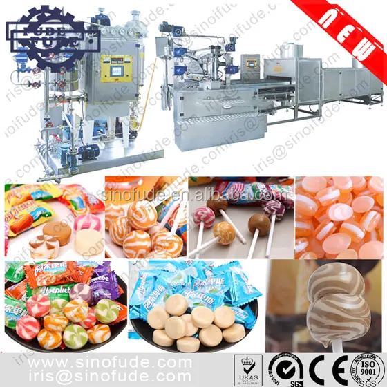 Lollipop Confectionery Production line/ Hard candy making machine