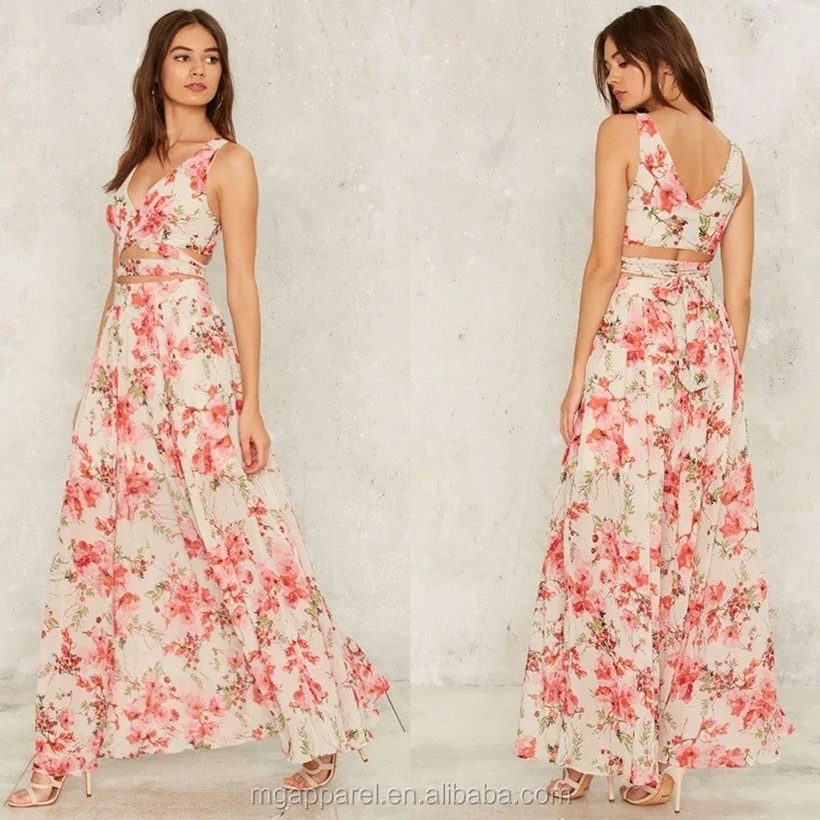 printed long skirts