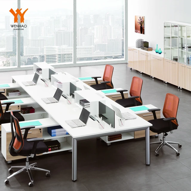 China Solid Wood Office Desks Whole Alibaba Modern Round Solid Wood Double Sided Office Desk With Drawers