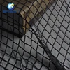 Wide dobby fashion fancy black tulle net fabrics plaid