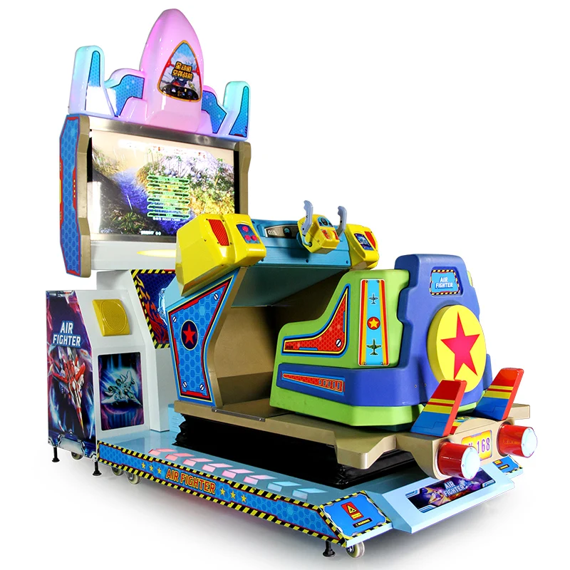 Super Shocked 3d Full-motion Seat Airplane Air Attack Game Machine ...