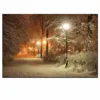 Warm Winter Park Picture Photo Canvas Wall Art USA Landscape Canvas Print for Modern Living Room Decoration
