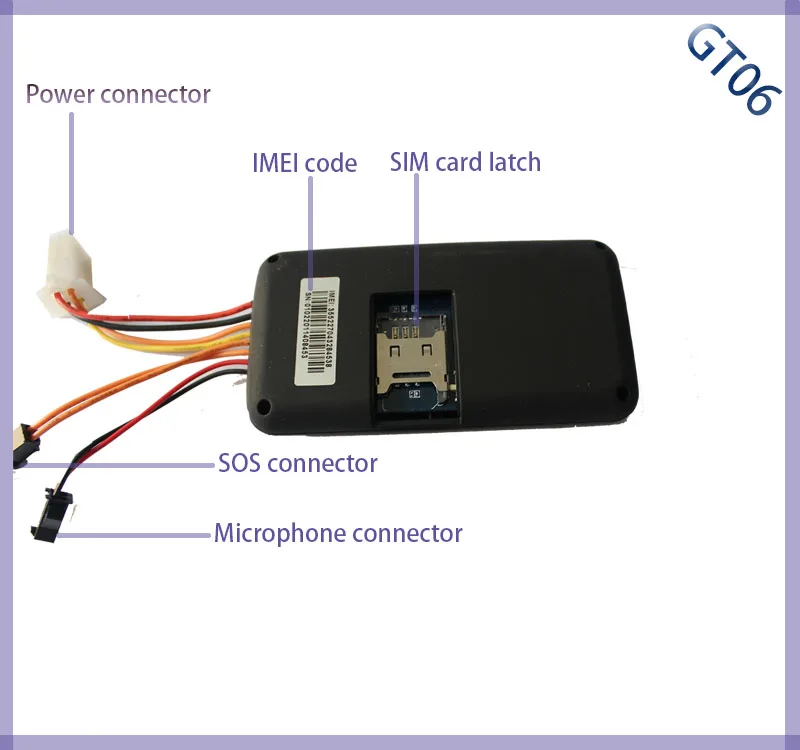 Vehicle Gps Tracker Gt06 With Sms Data Transmit And  Based Gps