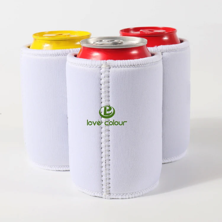 Black Neoprene Beer Tin Can Cooler