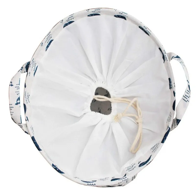 Promo foldable cotton dirty laundry basket