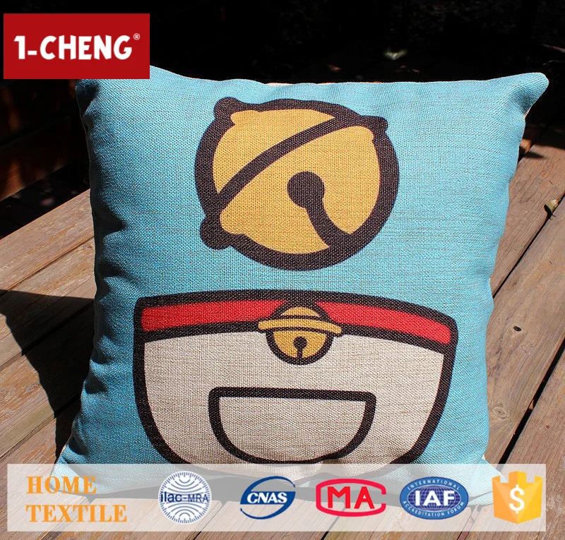 Hot Sale Creative Cute Doraemon Pattern Printing Design Cushion