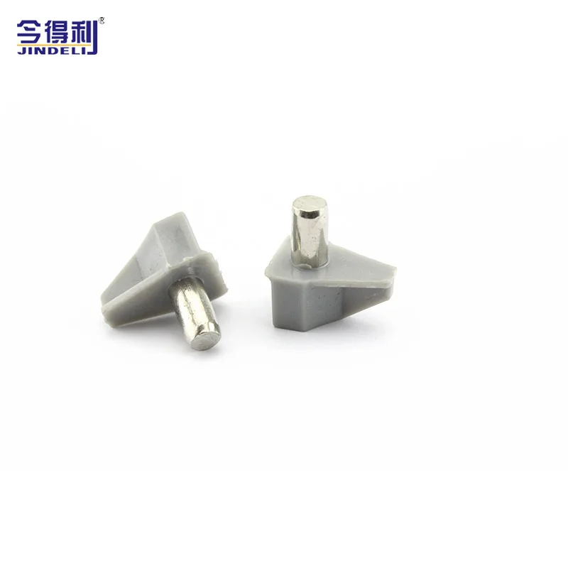 Furniture Hardware Shelf Support With Screws Plastic Clip For Glass
