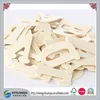 Package of 208 Flat Back Unfinished Wooden Letters for Embellishing, Crafting and Creating