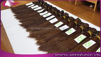 6 32 Light Brown Color Weave Grand Sliky Hair For Extension