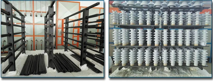 Reaction bonded silicon carbide beam as kiln furniture for sanitary ware