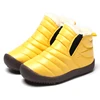 2018 autumn winter new Korean version of boy's short boots parent-child PU leather snow boots
