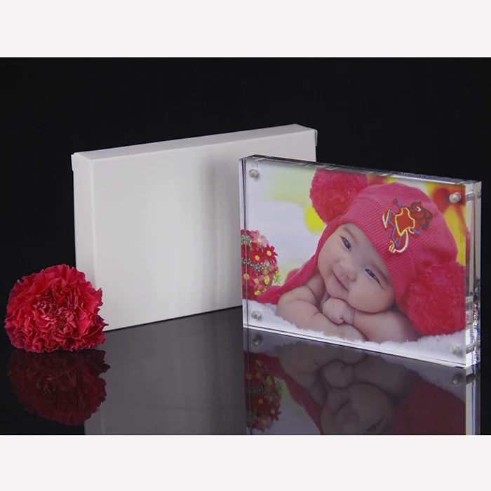 2 Cadres Acrylique A4 Transparents - Pour Billets, Cartes, Menus - Support Magnétique Et Coulissant