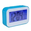 Voice Control Backlight Battery Powered Modern Large LED Digital Alarm Clock for Home Office