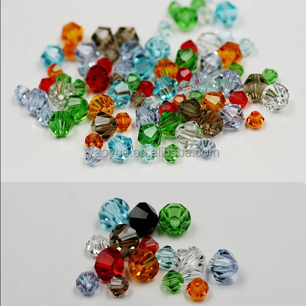 Round 32 Faceted Earth Colorful Crystal Glass Czech Beads Direct Galore