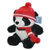 Cute Panda with hat and scarf plush soft lovely toy