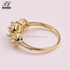 18 kg gold jewelry ring+18 carat gold wedding ring with diamond