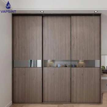 Foshan Factory Direct Laminate Project Sliding Door Wardrobe View