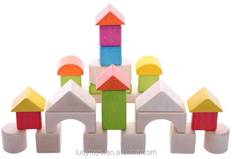 outdoor wooden building blocks