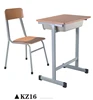 Steel Frame Study Desk and Chairs ,School House Desk and Chairs KZ16