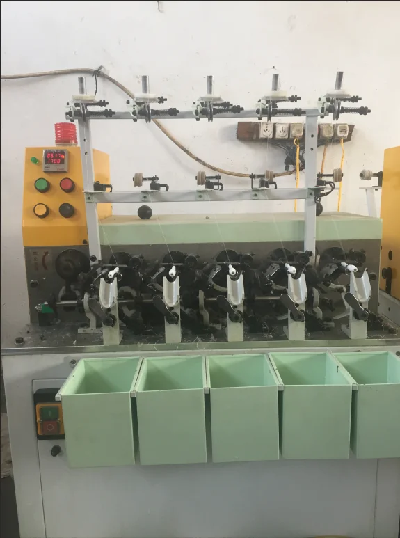 QY-9 Five Head Automatic Pakistan Cocoon Bobbin Thread Cone Winder Machine Equipment