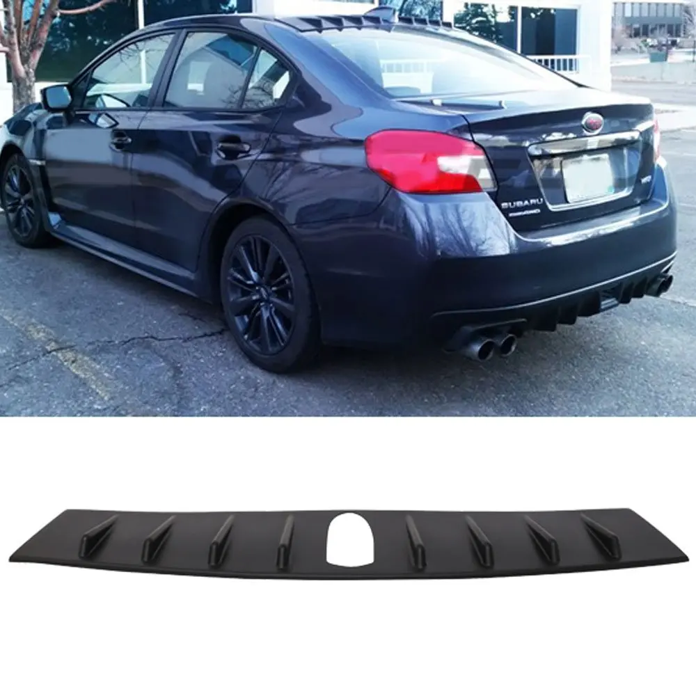 Rear Roof Spoiler For 2015 2016 Subaru WRX//STI Vortex Generator Shark Fin Carbon Looks Roof Spoiler Lip Wing