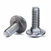 DIN 603 Steel Nickel Plated Large Round Head Square Neck Carriage Bolts for Rack M5 M6 M8 M10 M12 M16 M20