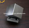 polished wolfram alloy block 1.5" Tungsten Cube with base