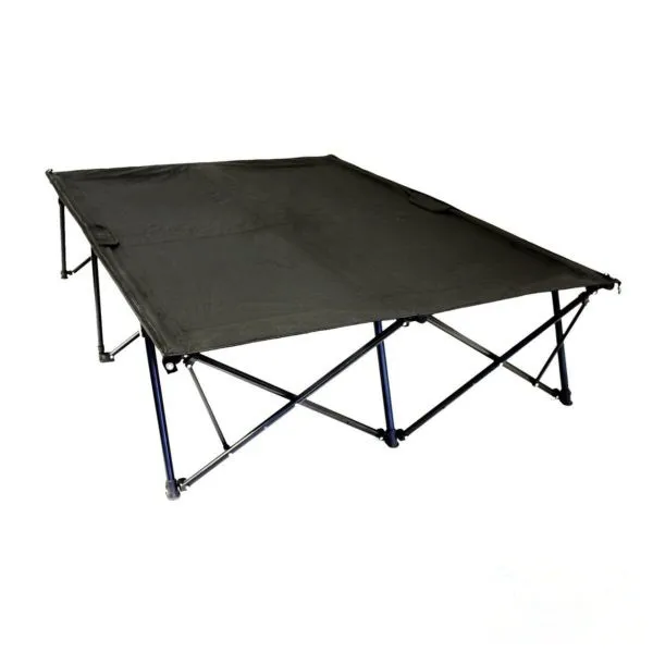 New 2 Person Double Folding Camping Bed 4 Leg New 2 Person Double Folding Camping Bed