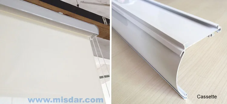100% Polyester blackout roller shade, double roller shades, blackout roller blind