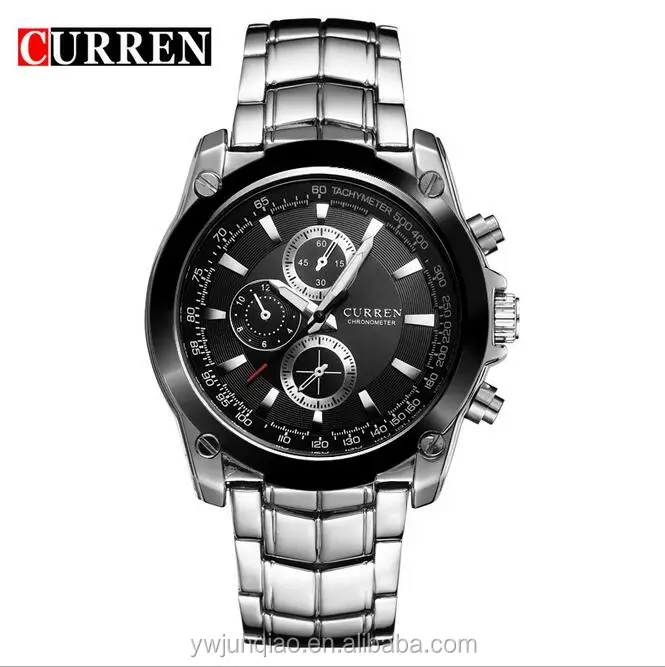 curren watches stainless steel