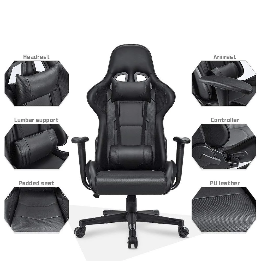 Ergonomic PU Office Chair Swivel Chair Height adjustable Office Sofa Sillas