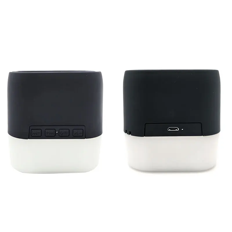 2019 New LED mini portable Bluetooth Speaker with mobile phone holder case muti-function night light wireless speakers - ANKUX.COM