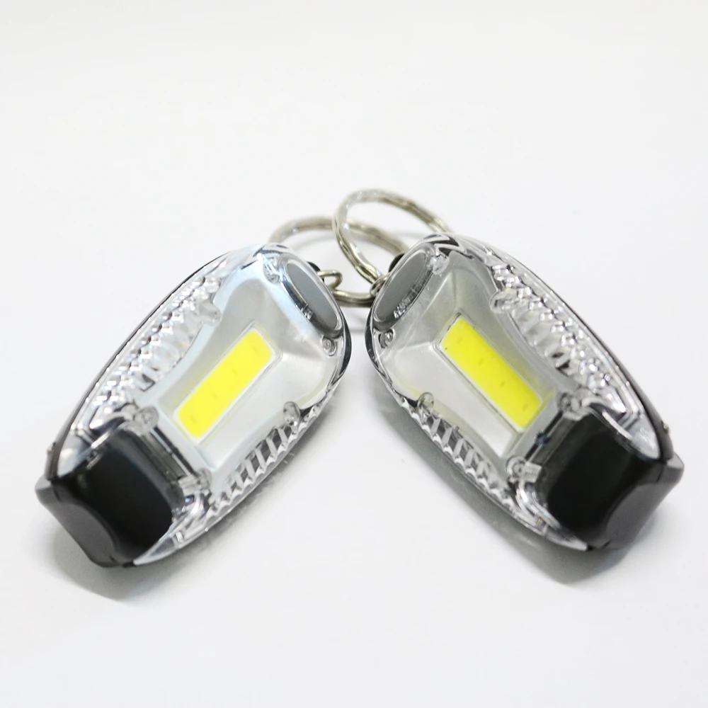 Merchandising Promotional Gift Custom Mini COB LED Keychain Torch With Chip supplier