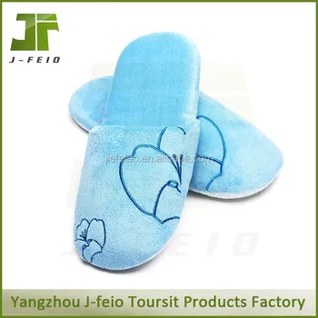 sky blue velvet disposable hotel bedroom slippers for women - buy  slipper,women slippers,hotel slippers product on alibaba