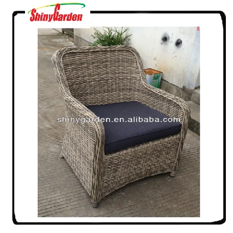 Oversized Rattan Chair Kubu Grey Oversized Rattan Chair Kubu Grey