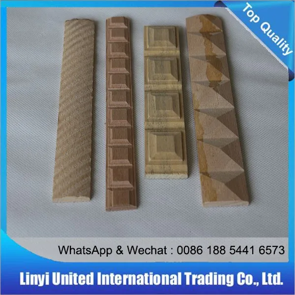 Steam beech hand carved wood molding