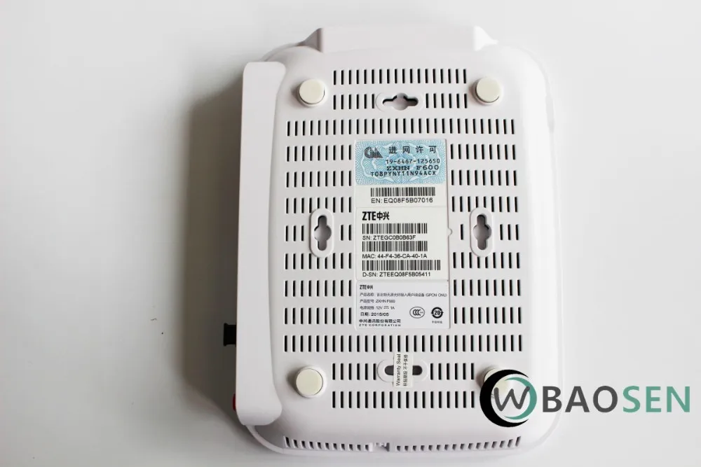 original zte zxhn f600w f600 gpon 4*ge onu 4 ethernet lan port