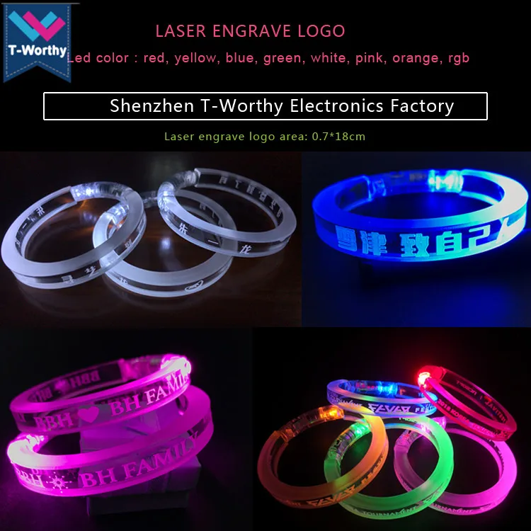 acrylic led bracelet (2)