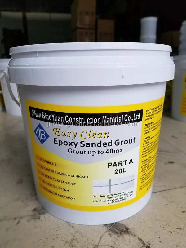 Heat Resistant Concrete Color Epoxy Tile Grout For Stone / Wall Crack Buy Epoxy Tile Grout