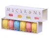 customized food grade paper packaging macarons box with dividers