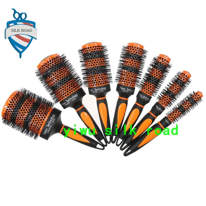 2018 New Style High Quality Wood Handle Bristles Hair Roller Brush Comb