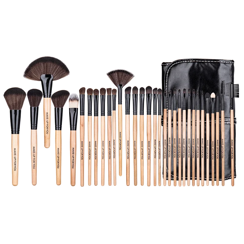 32 Brochas Maquillajes Makup Brushes